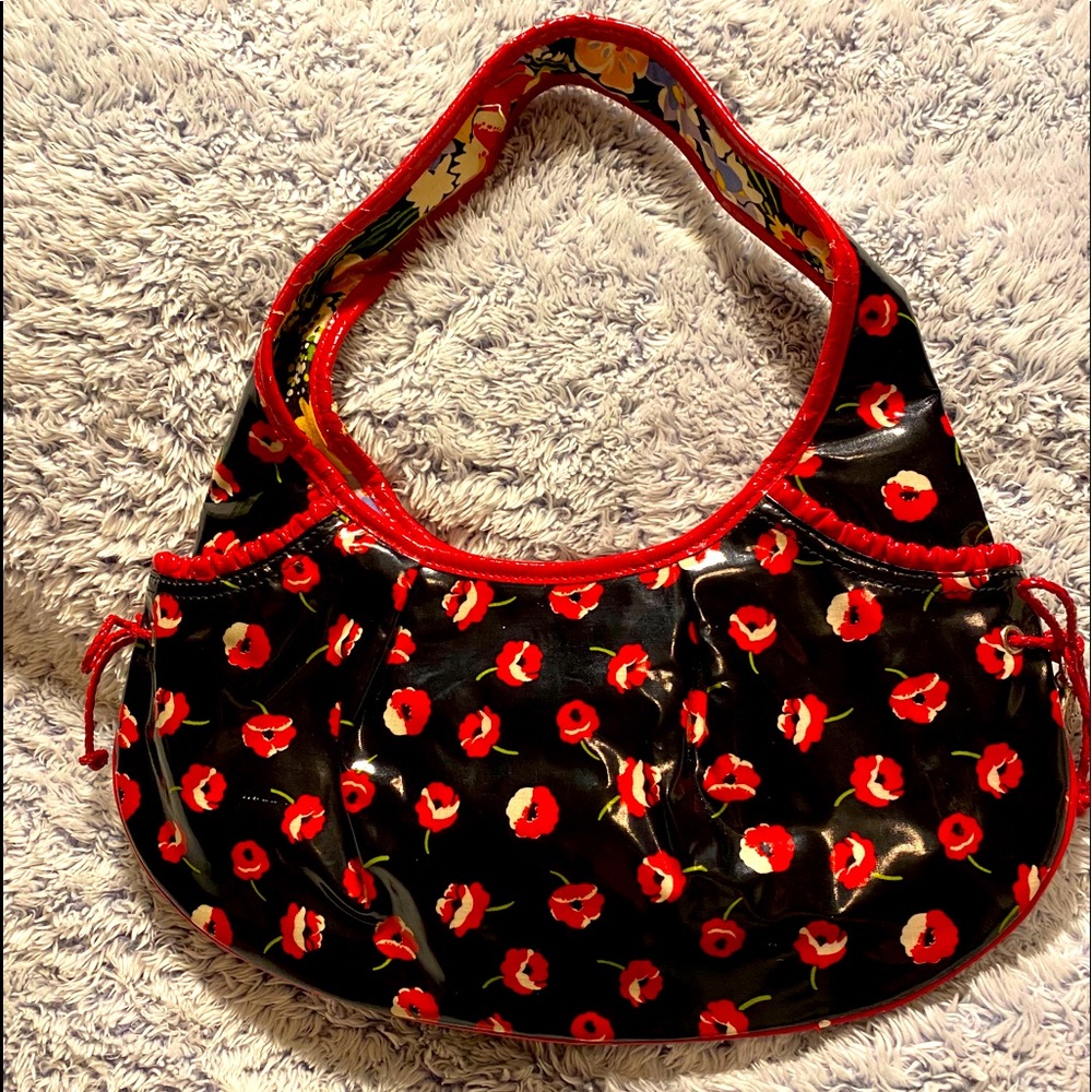 Vera Bradley - Retired - Red Poppy Hobo bag.